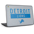 NFL Detroit Lions Grey Performance Series HP Chromebook Skin