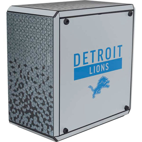 NFL Detroit Lions Grey Performance Series Cooler Master MasterBox Q300L Mini Tower Skin