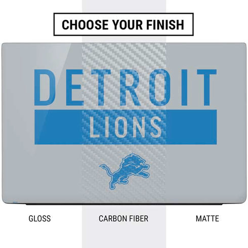 NFL Detroit Lions Grey Performance Series Dell Vostro Skin