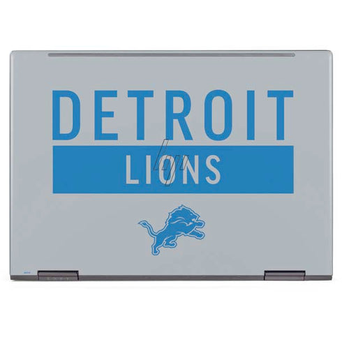 NFL Detroit Lions Grey Performance Series HP Envy Skin