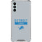 NFL Detroit Lions Grey Performance Series Galaxy A13 5G Clear Case