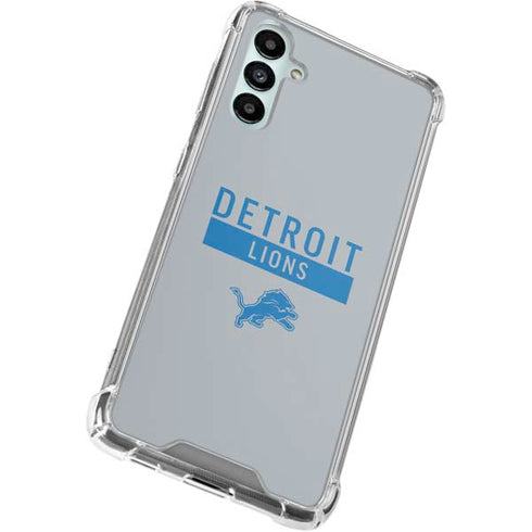 NFL Detroit Lions Grey Performance Series Galaxy A15 5G Clear Case