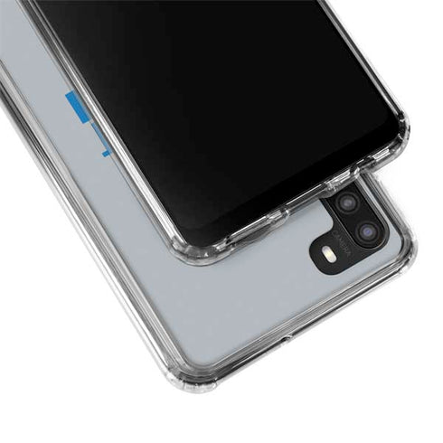NFL Detroit Lions Grey Performance Series Galaxy A21 Clear Case