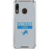 NFL Detroit Lions Grey Performance Series Galaxy A30 Clear Case