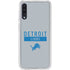 NFL Detroit Lions Grey Performance Series Galaxy A50 Clear Case