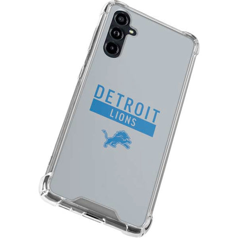NFL Detroit Lions Grey Performance Series Galaxy A54 5G Clear Case