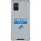NFL Detroit Lions Grey Performance Series Galaxy A71 5G Clear Case