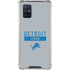 NFL Detroit Lions Grey Performance Series Galaxy A71 5G Clear Case