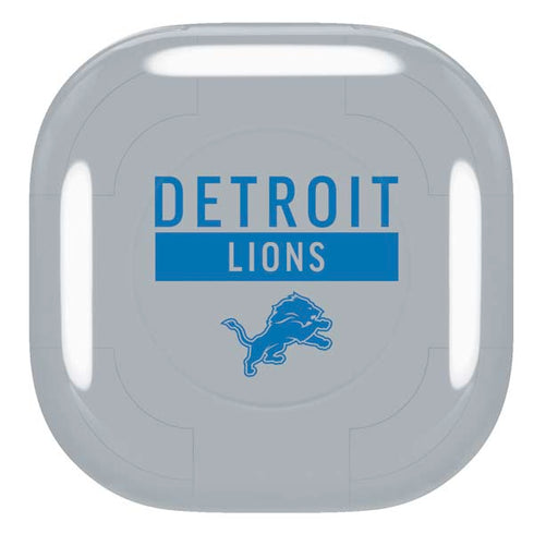 NFL Detroit Lions Grey Performance Series Galaxy Buds Pro Skin