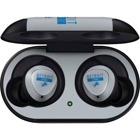 NFL Detroit Lions Grey Performance Series Galaxy Buds Skin