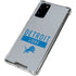 NFL Detroit Lions Grey Performance Series Galaxy Note20 5G Clear Case