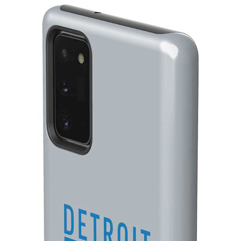 NFL Detroit Lions Grey Performance Series Galaxy Note20 5G Pro Case