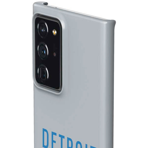 NFL Detroit Lions Grey Performance Series Galaxy Note20 Ultra 5G Lite Case