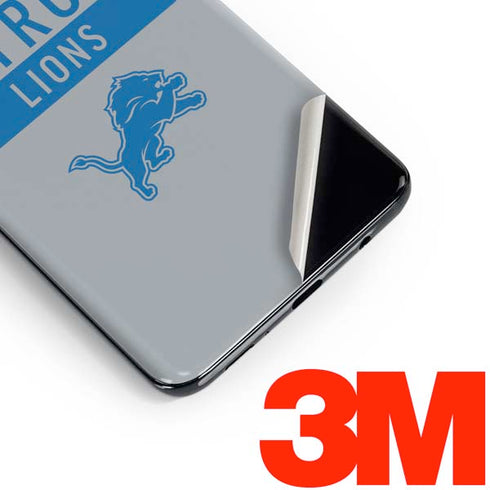 NFL Detroit Lions Grey Performance Series Galaxy S10 Skin