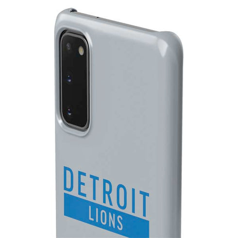 NFL Detroit Lions Grey Performance Series Galaxy S20 Lite Case