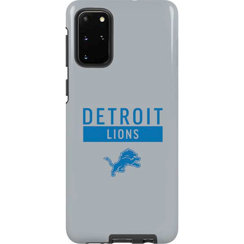 NFL Detroit Lions Grey Performance Series Galaxy S20 Plus Pro Case