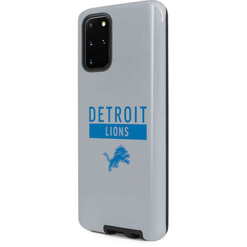 NFL Detroit Lions Grey Performance Series Galaxy S20 Plus Pro Case