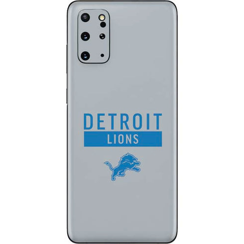 NFL Detroit Lions Grey Performance Series Galaxy S20 Plus Skin