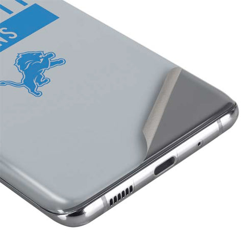 NFL Detroit Lions Grey Performance Series Galaxy S20 Plus Skin