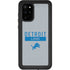 NFL Detroit Lions Grey Performance Series Galaxy S20 Plus Waterproof Case