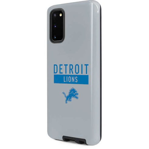 NFL Detroit Lions Grey Performance Series Galaxy S20 Pro Case