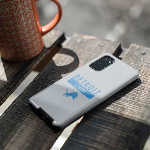 NFL Detroit Lions Grey Performance Series Galaxy S20 Pro Case