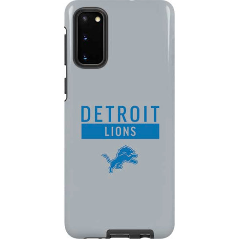NFL Detroit Lions Grey Performance Series Galaxy S20 Pro Case