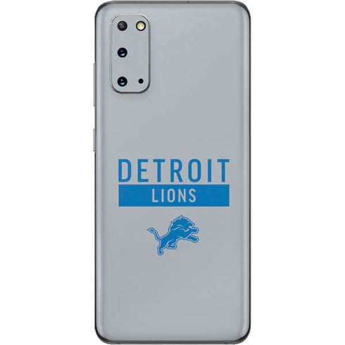 NFL Detroit Lions Grey Performance Series Galaxy S20 Skin