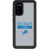 NFL Detroit Lions Grey Performance Series Galaxy S20 Waterproof Case