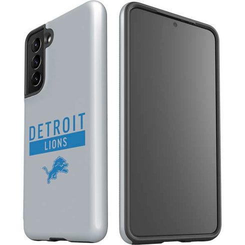 NFL Detroit Lions Grey Performance Series Galaxy S21 5G Pro Case