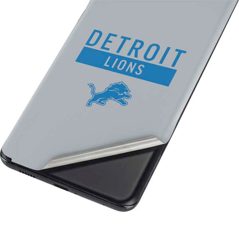 NFL Detroit Lions Grey Performance Series Galaxy S21 5G Skin