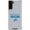 NFL Detroit Lions Grey Performance Series Galaxy S21 FE Clear Case