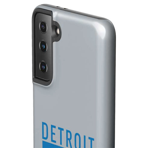NFL Detroit Lions Grey Performance Series Galaxy S21 FE Pro Case