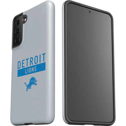 NFL Detroit Lions Grey Performance Series Galaxy S21 Plus 5G Pro Case