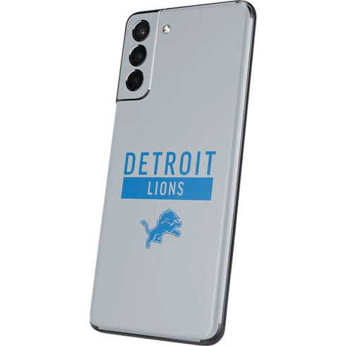 NFL Detroit Lions Grey Performance Series Galaxy S21 Plus 5G Skin
