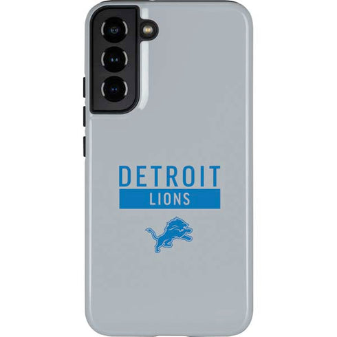 NFL Detroit Lions Grey Performance Series Galaxy S22 Plus Pro Case