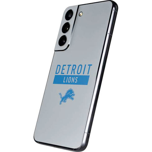 NFL Detroit Lions Grey Performance Series Galaxy S22 Skin