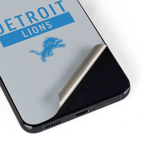 NFL Detroit Lions Grey Performance Series Galaxy S22 Skin