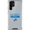 NFL Detroit Lions Grey Performance Series Galaxy S22 Ultra Clear Case