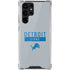 NFL Detroit Lions Grey Performance Series Galaxy S22 Ultra Clear Case