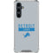 NFL Detroit Lions Grey Performance Series Galaxy S23 FE Clear Case