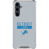 NFL Detroit Lions Grey Performance Series Galaxy S23 FE Clear Case