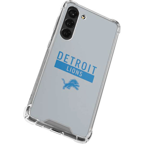 NFL Detroit Lions Grey Performance Series Galaxy S23 Plus Clear Case