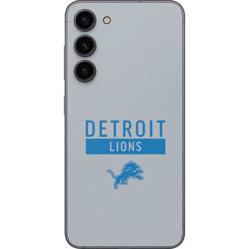 NFL Detroit Lions Grey Performance Series Galaxy S23 Plus Skin