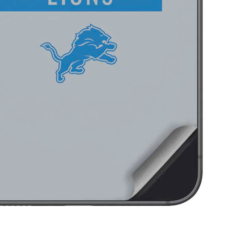 NFL Detroit Lions Grey Performance Series Galaxy S23 Plus Skin