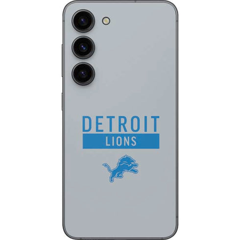 NFL Detroit Lions Grey Performance Series Galaxy S23 Skin