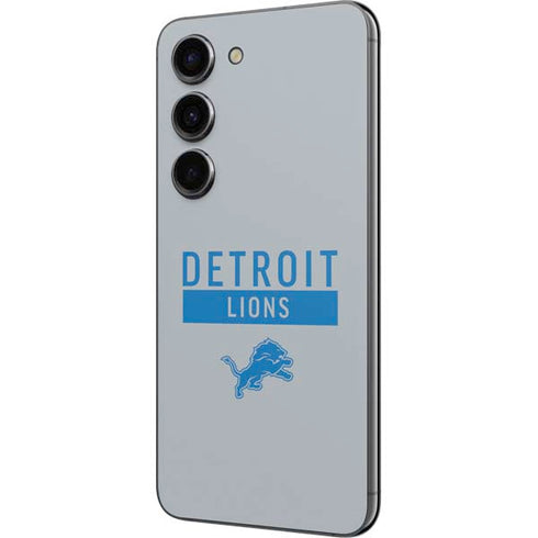 NFL Detroit Lions Grey Performance Series Galaxy S23 Skin