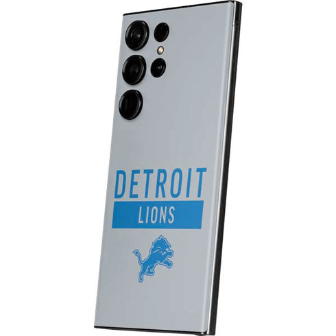 NFL Detroit Lions Grey Performance Series Galaxy S23 Ultra Skin