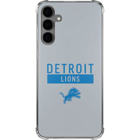 NFL Detroit Lions Grey Performance Series Galaxy S24 Plus Clear Case