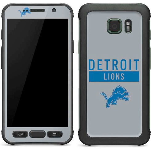 NFL Detroit Lions Grey Performance Series Galaxy S7 Active Skin